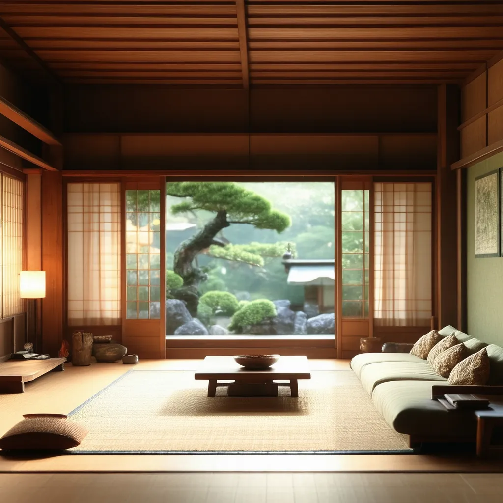 "A japanese living room"